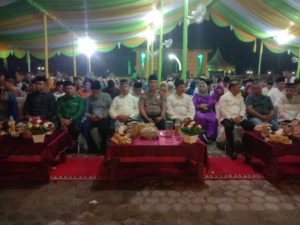 Kepala BNNK Sergai Drs. Adlin M. Tambunan, M.H Hadiri Pembukaan MTQ XVI Tahun 2020, Masyarakat Antusias Menonton.