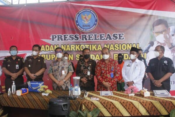 BNNK Serdang Bedagai Melaksanakan Press Release Pemusnahan Sabu 49,64 Gram!!