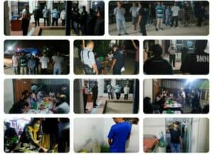 BNNK Serdang Bedagai melaksanakan Razia, 14 orang terjaring!!