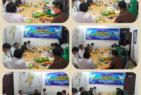 Melakukan Assessment dan Case Conference terhadap 1 orang tersangka an. N melalui Tim Asesmen Terpadu (TAT)