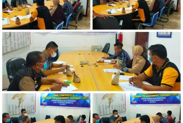 BNNK Serdang Bedagai Melakukan Assessment dan Case Conference terhadap 1 orang tersangka an. D melalui Tim Asesmen Terpadu (TAT)