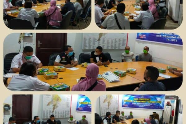 BNNK Serdang Bedagai Melakukan Assessment dan Case Conference terhadap 2 orang tersangka an. DH als UA & IH als B melalui Tim Asesmen Terpadu (TAT)