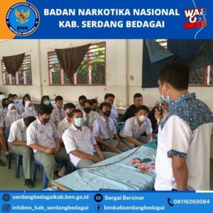 BNNK SERDANG BEDAGAI MELAKSANAKAN KEGIATAN SEMINAR BAHAYA PENYALAHGUNAAN NARKOBA