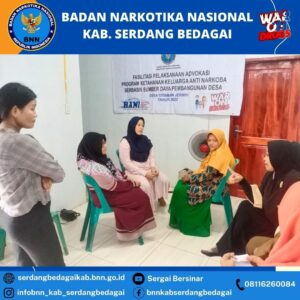 BNNK SERDANG BEDAGAI MELAKSANAKAN FASILITAS PROGRAM KETAHANAN KELUARGA ANTI NARKOBA