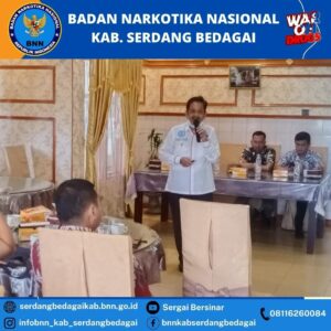 BNNK SERDANG BEDAGAI MELAKSANAKAN KEGIATAN WORKSHOP PENGUATAN KAPASITAS APARAT PENEGAK HUKUM