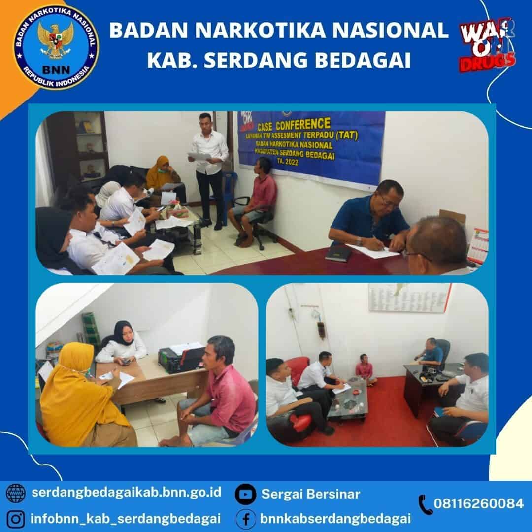 BNNK Serdang Bedagai Melakukan Assessment dan Case Conference terhadap tersangka an. RI melalui Tim Asesmen Terpadu (TAT) BNNK Serdang Bedagai Melakukan Assessment dan Case Conference terhadap tersangka an. RI melalui Tim Asesmen Terpadu (TAT)