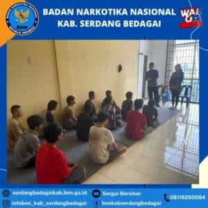 BNN Kabupaten Serdang Bedagai menindaklanjuti arahan Presiden untuk melakukan upaya extraordinary dalam penanganan narkotika di wilayah BNNK Serdang Bedagai